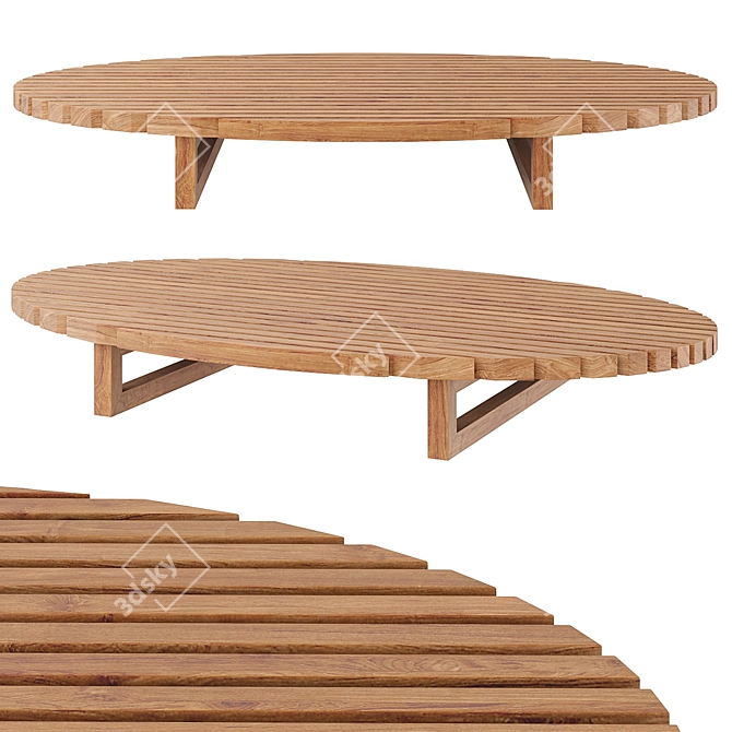 Eichholtz Anjuna Outdoor Table 3D model image 12