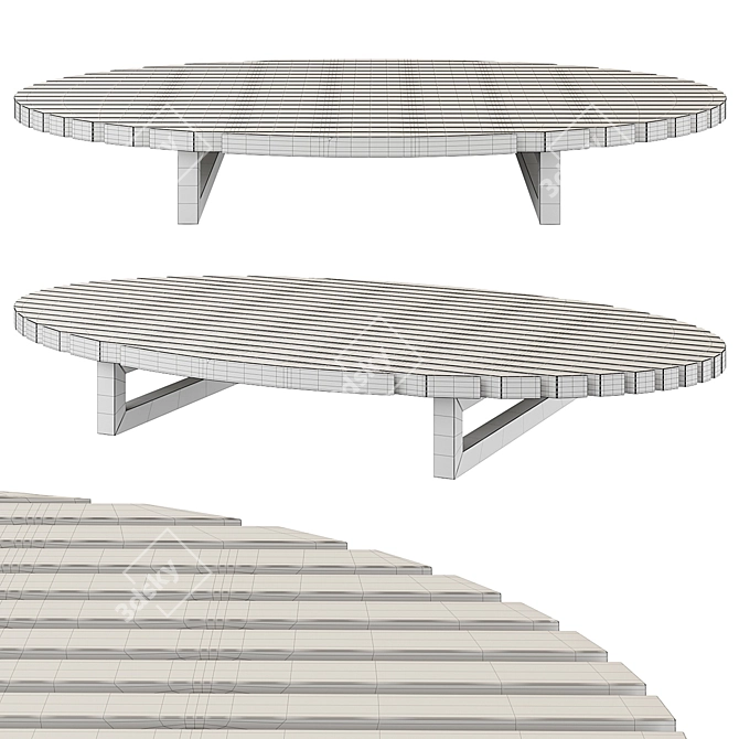 Eichholtz Anjuna Outdoor Table 3D model image 13