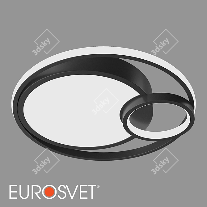 Eurosvet 90254/1 Jeremy LED Ceiling Light 3D model image 1