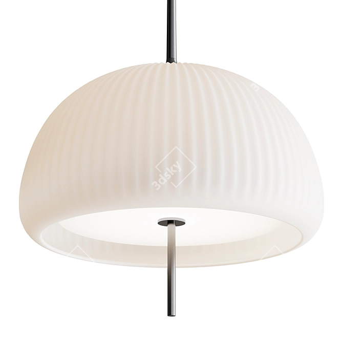 Sleek Vipp SCULPTURE Pendant Light 3D model image 1