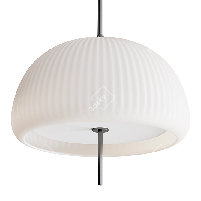 Sleek Vipp SCULPTURE Pendant Light 3D model image 2