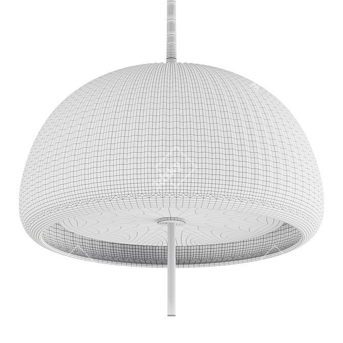 Sleek Vipp SCULPTURE Pendant Light 3D model image 3