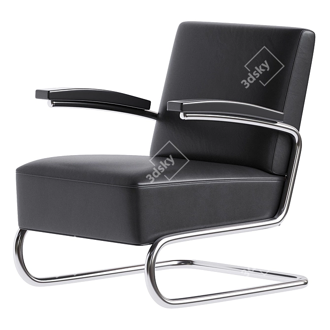 Modern Cantilever Armchair S 411 3D model image 1