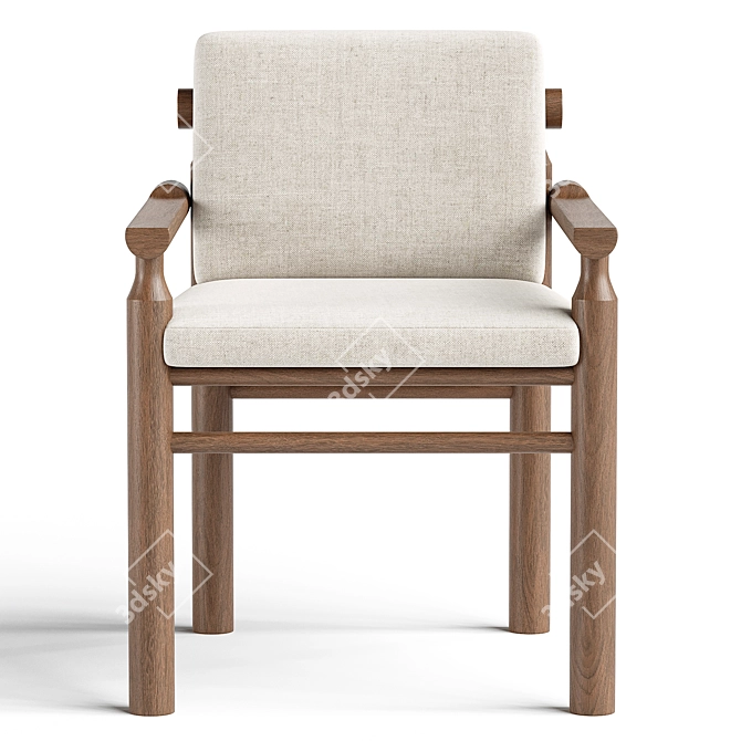 Modern Halle Armchair - 2014 3D model image 2