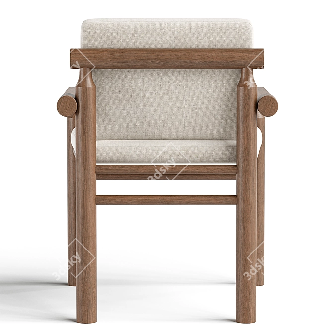 Modern Halle Armchair - 2014 3D model image 3