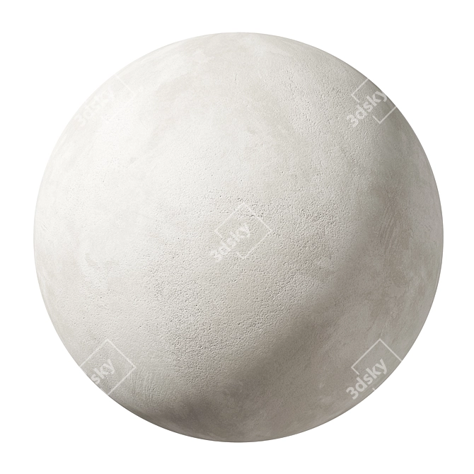 Seamless Plaster Material Texture Pack 3D model image 1