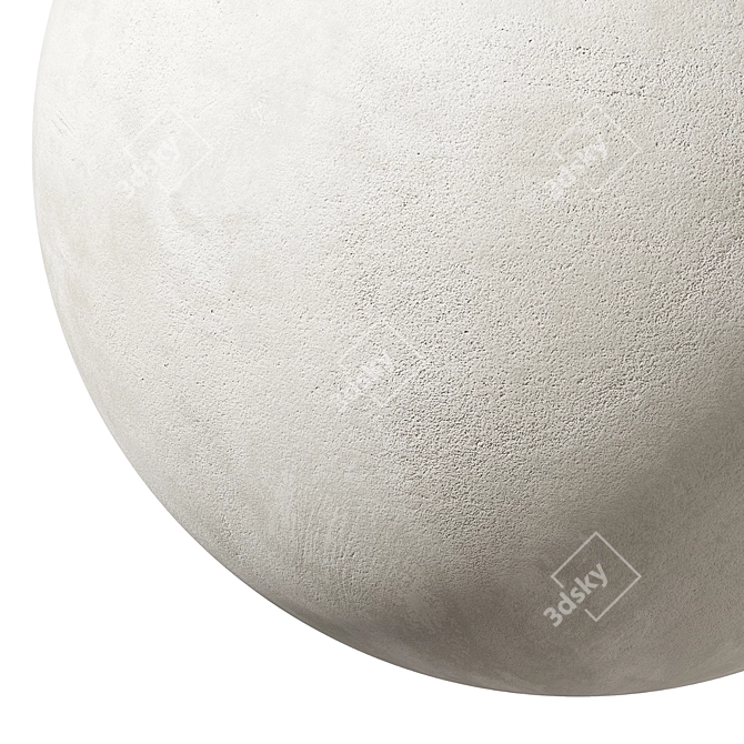 Seamless Plaster Material Texture Pack 3D model image 6