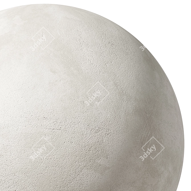 Seamless Plaster Material Texture Pack 3D model image 7