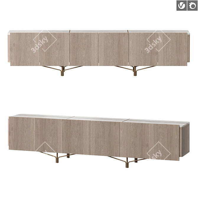 Modern Luxury Giorgetti Charlotte Furniture 3D model image 5