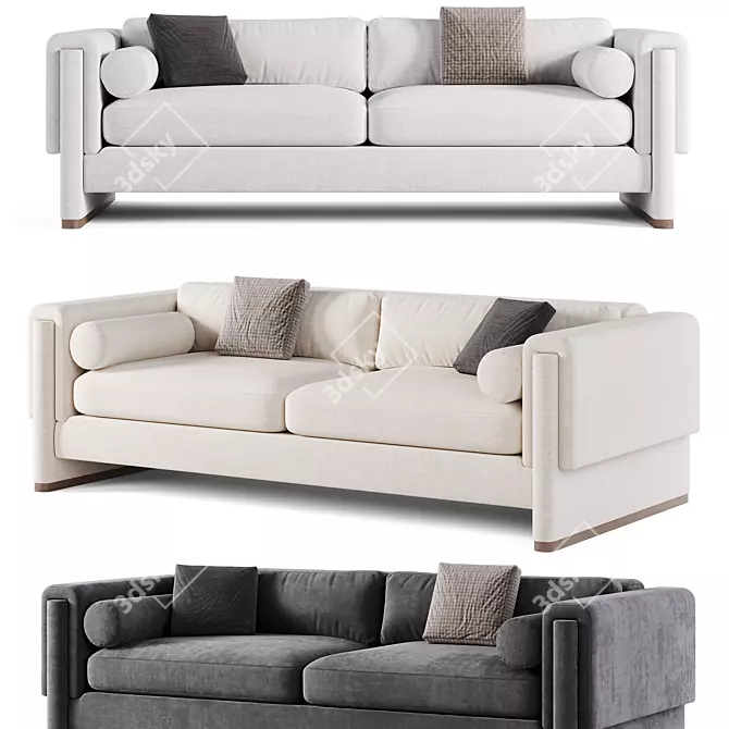 Premium Howard Model Sofa Render 3D model image 2