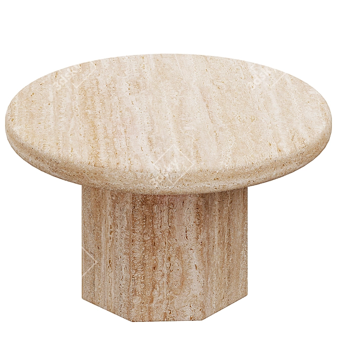 Celestial Coffee Table: La Luna 3D model image 2