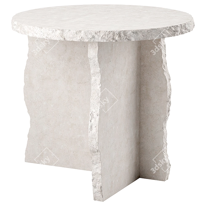  Contemporary Mineral Sculptural Table 3D model image 5