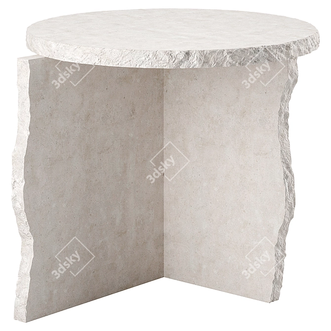  Contemporary Mineral Sculptural Table 3D model image 7