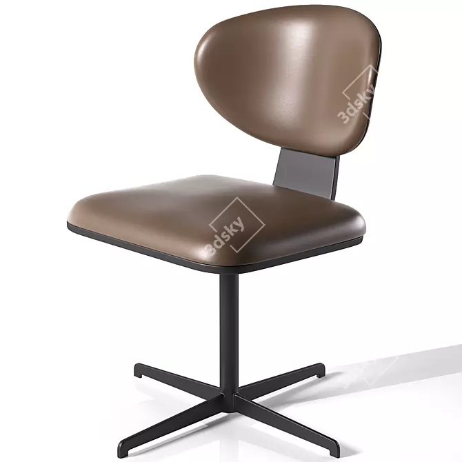 Olos Office Chair Cross Design 3D model image 3