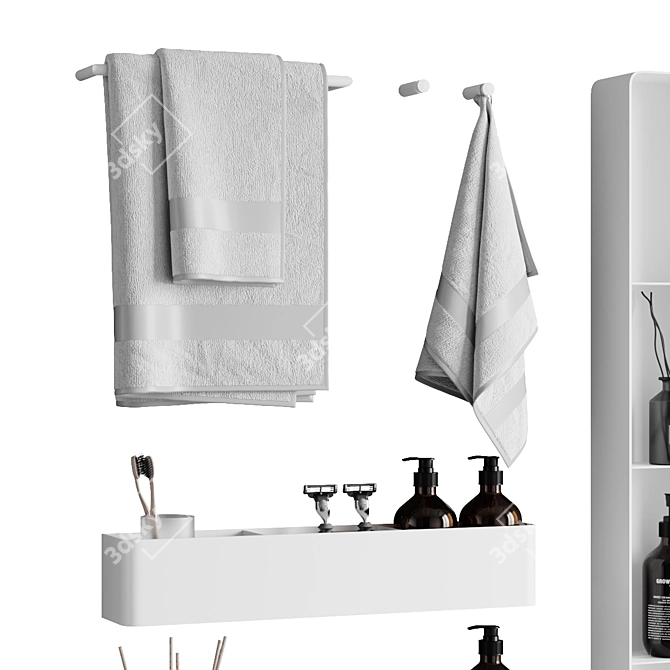  Modern Bathroom Set Polys: 239419 Verts: 249423 3D model image 4