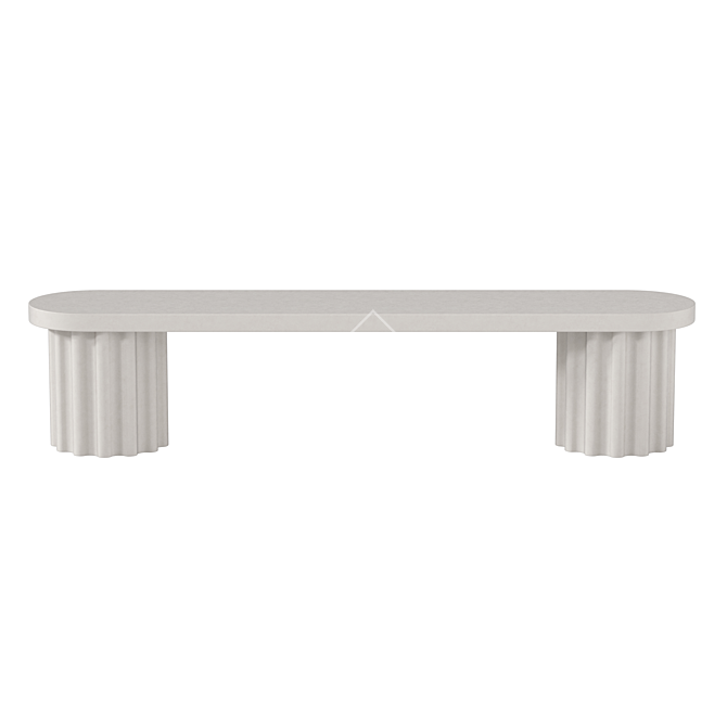 Chantel Concrete Outdoor Furniture Set 3D model image 6