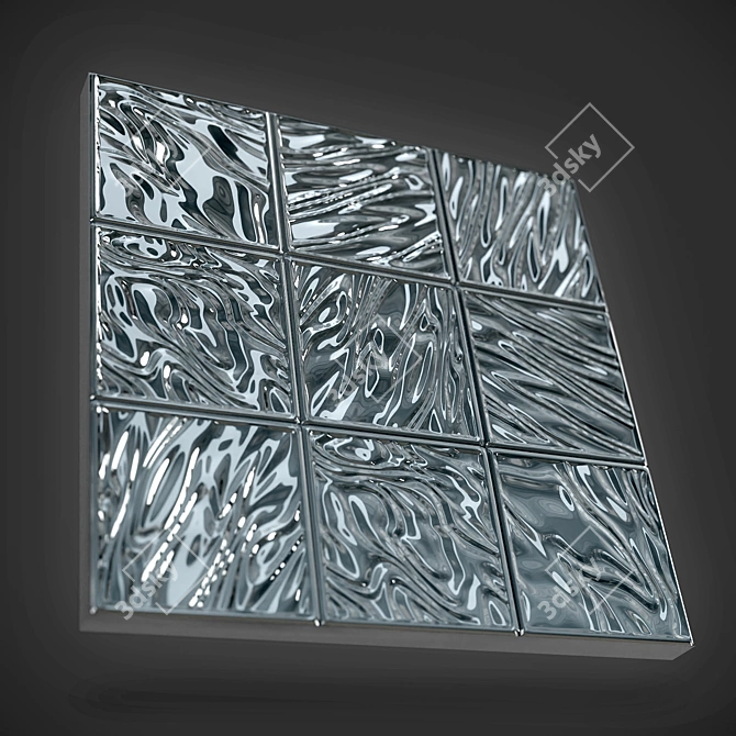 4K PBR Glass Materials Kit 3D model image 2