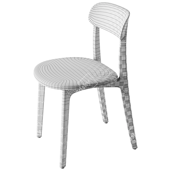 Tanka Designer Chair - 3D Model 3D model image 7