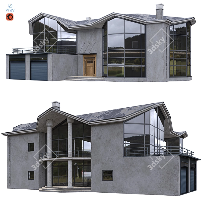 Architectural 3D Model Pack 3D model image 1