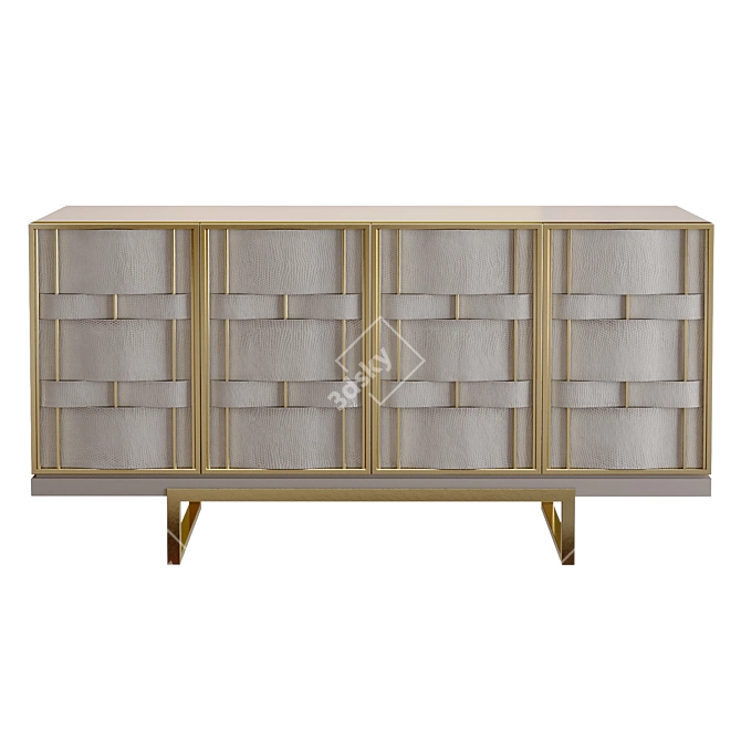 Elegant Caprice Sideboard - 1700W 3D model image 2