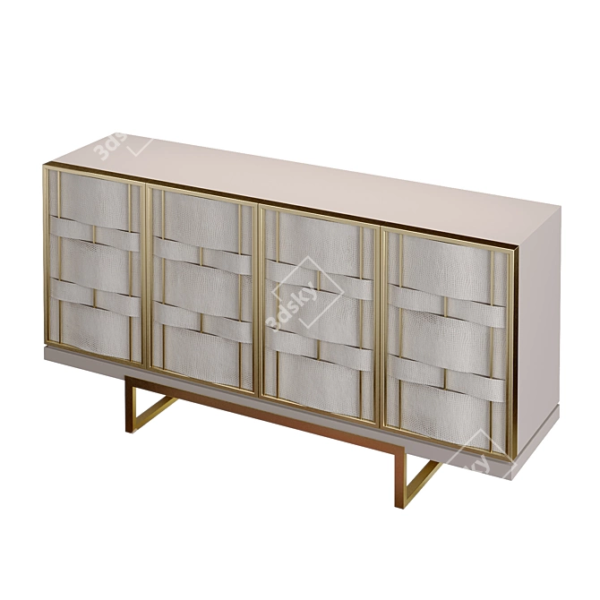 Elegant Caprice Sideboard - 1700W 3D model image 3