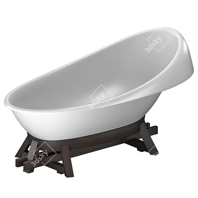 CONCINNITY By Vallvé Freestanding Bathtub 3D model image 10