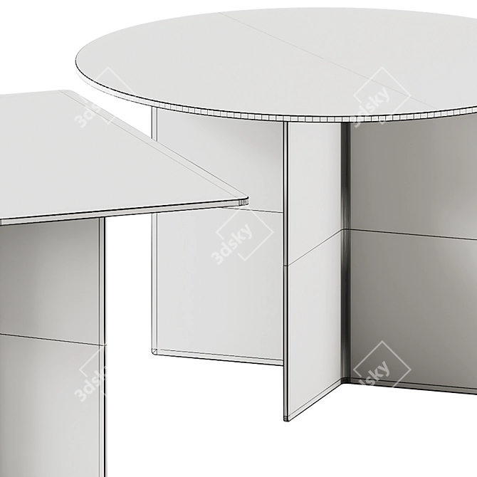 Fiam Italia CORNER Glass Tables 3D model image 7