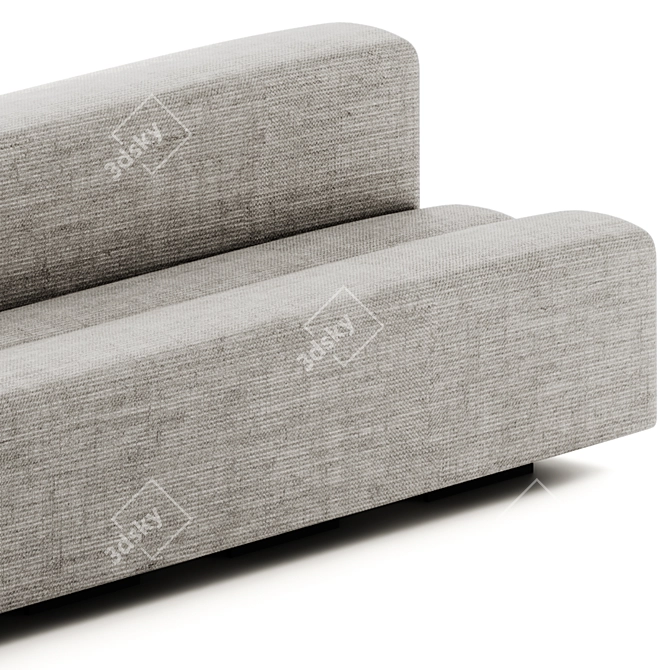 Modifiable La Cividina OSAKA Sectional Sofa 3D model image 5