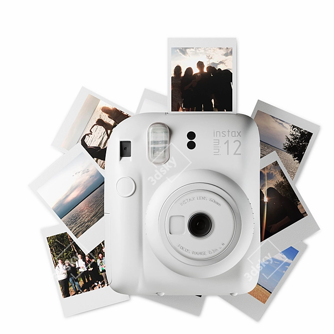 Instax Mini 12 Instant Camera 3D model image 3