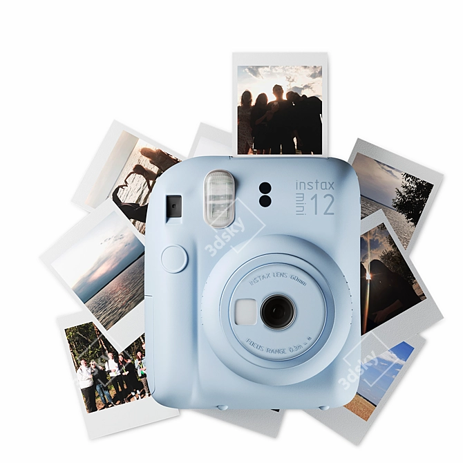 Instax Mini 12 Instant Camera 3D model image 5