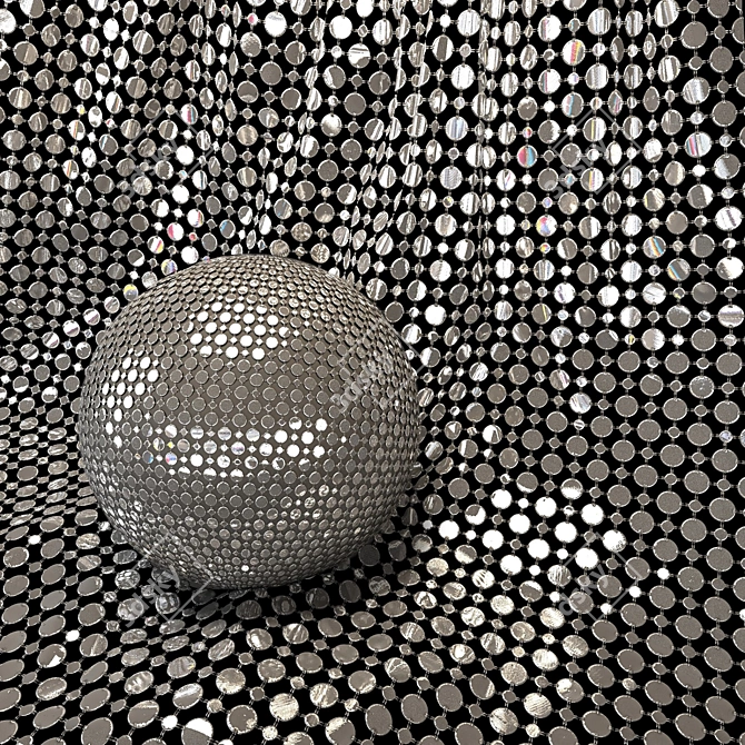 Metal Mesh Fabric Textures (Vol.01) 3D model image 2