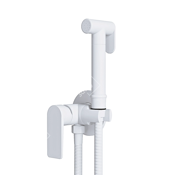 ABBER Weiss Insel Mixer	with Hygienic Shower 3D model image 3