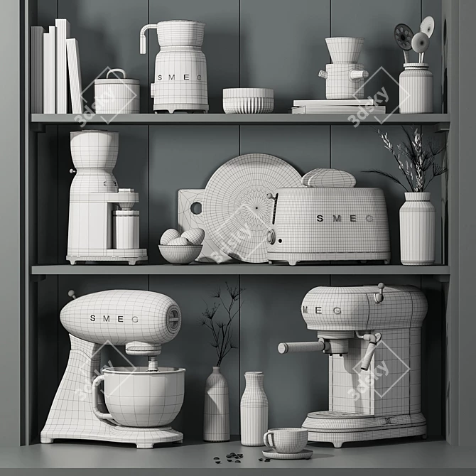 High-Quality Kitchen Model Bundle 3D model image 5