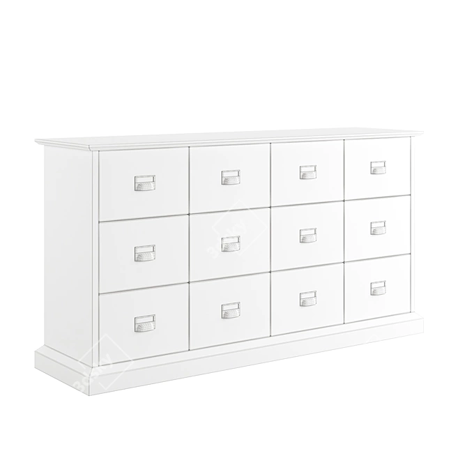 Ethnic Style Lindley Chest 3D model image 4