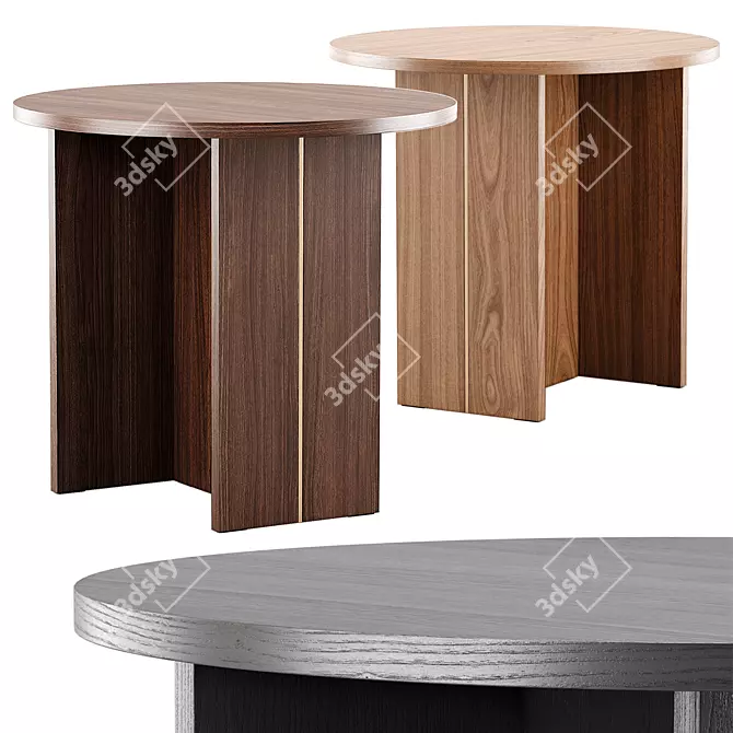 Modern SIMI Side Table Design 3D model image 1