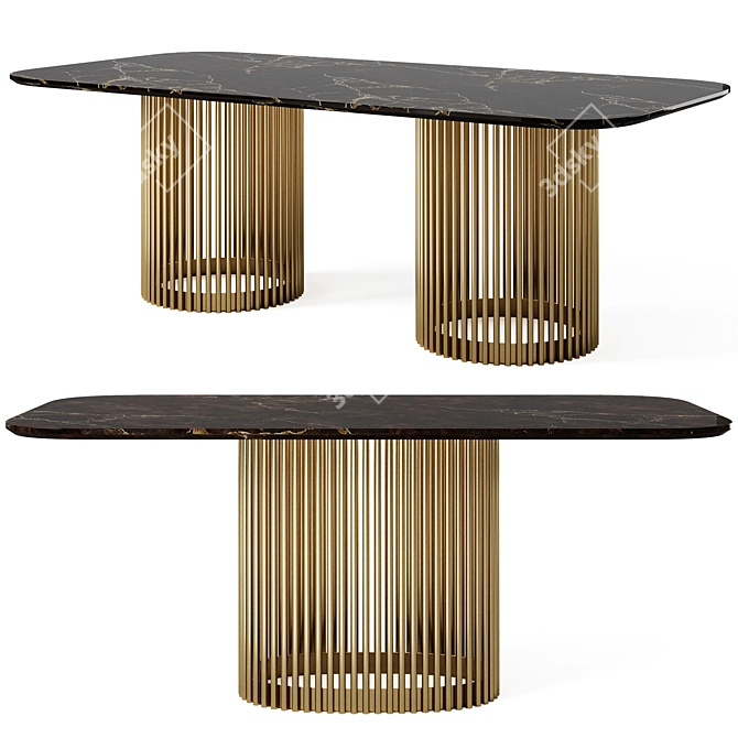 Cazarina Dining Tables Collection 3D model image 1