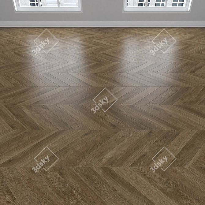 Oak Parquet Set | Texture Pack 3D model image 4