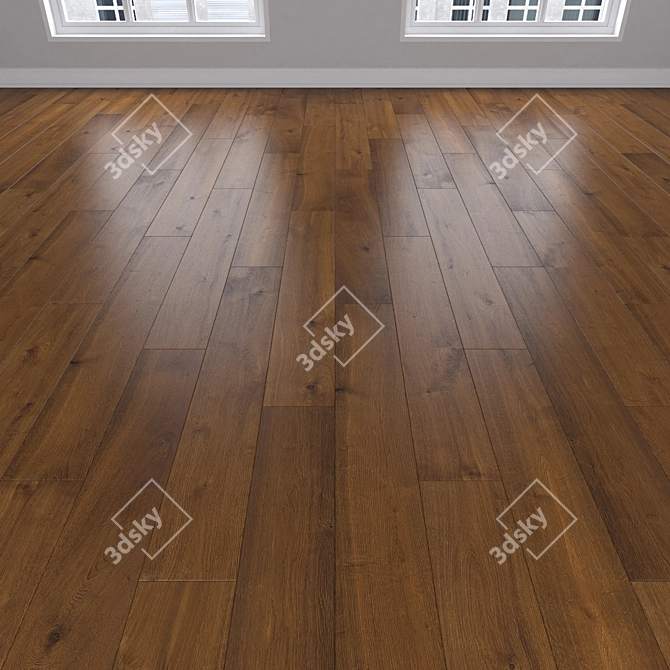 Versatile Oak Parquet Collection 3D model image 2