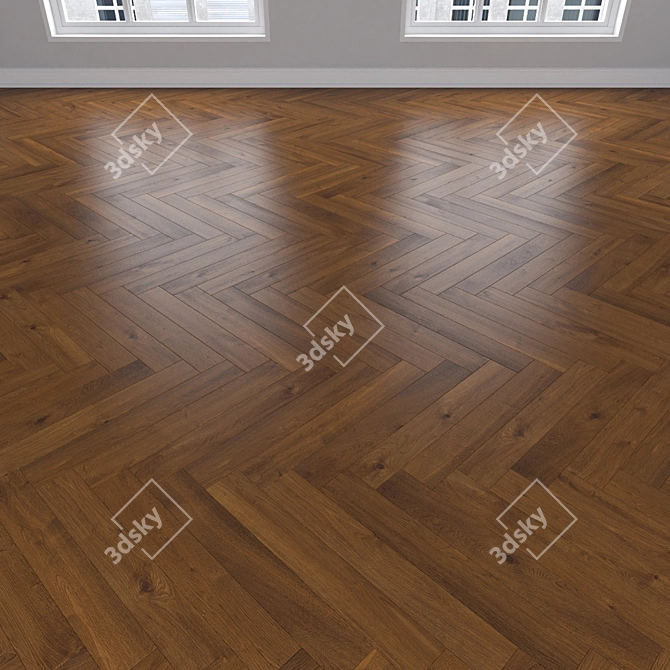 Versatile Oak Parquet Collection 3D model image 3