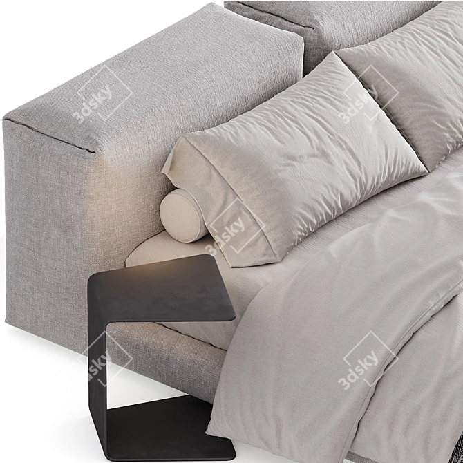 BOCA SOFT Bed - Sleek Design 3D model image 6