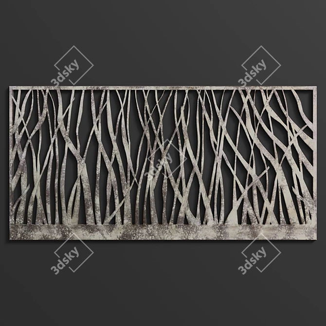 Amadahy Metal Wall Artistry 3D model image 2