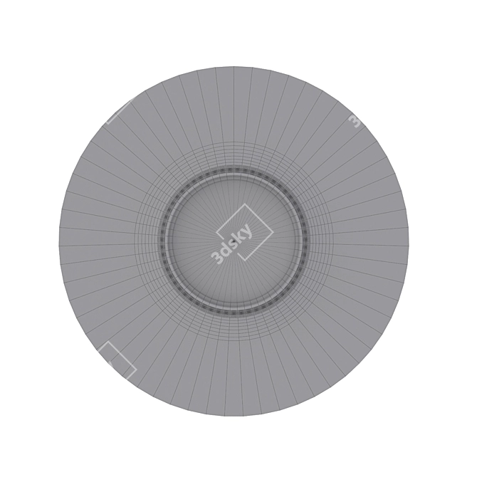 Syrma Gypsum Ceiling Light 3D model image 4