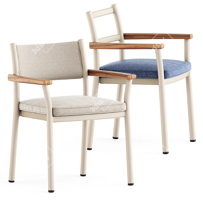  Guinea 3694 & 3694.5 Chairs by Pedrali 3D model image 1