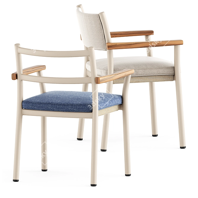  Guinea 3694 & 3694.5 Chairs by Pedrali 3D model image 2