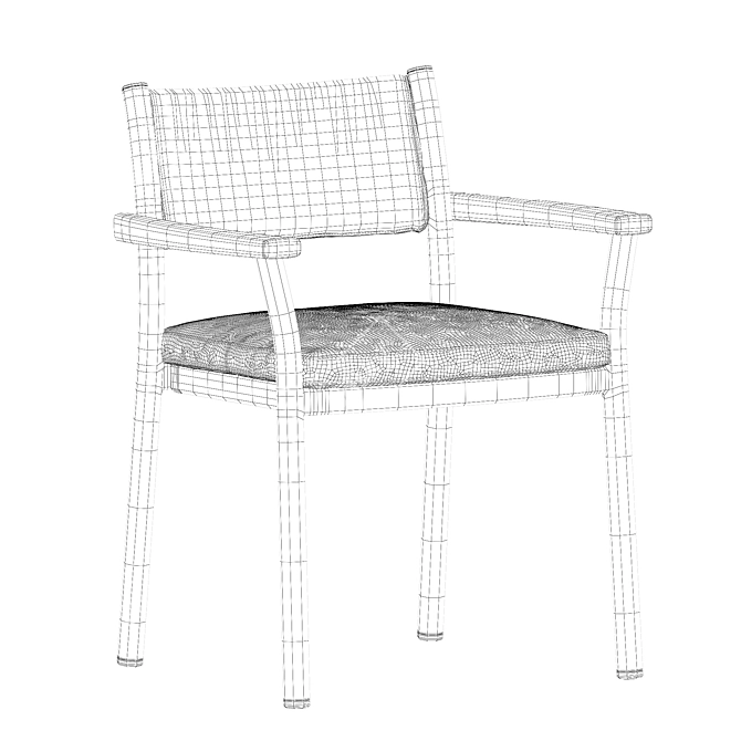  Guinea 3694 & 3694.5 Chairs by Pedrali 3D model image 7