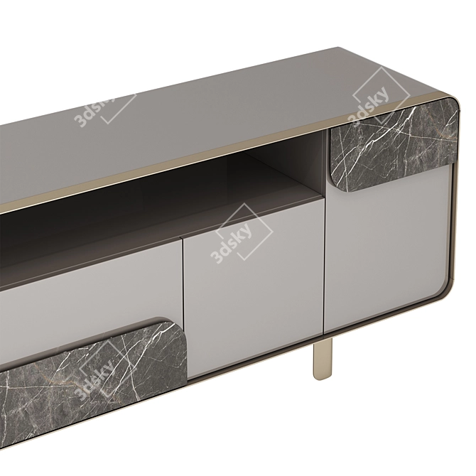 Luxury Modern Turri Sideboard 3D model image 5