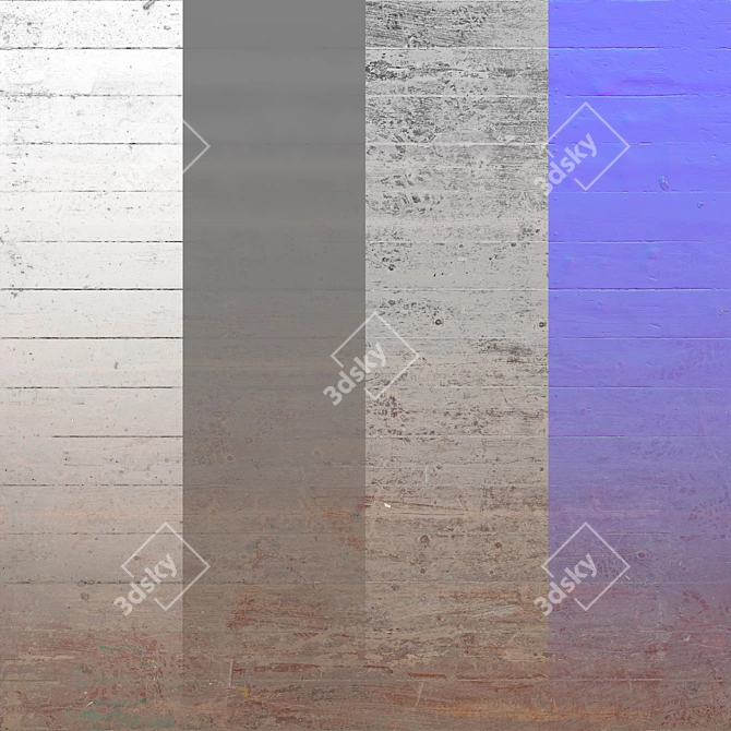 Seamless Wood Texture Bundle 3D model image 2