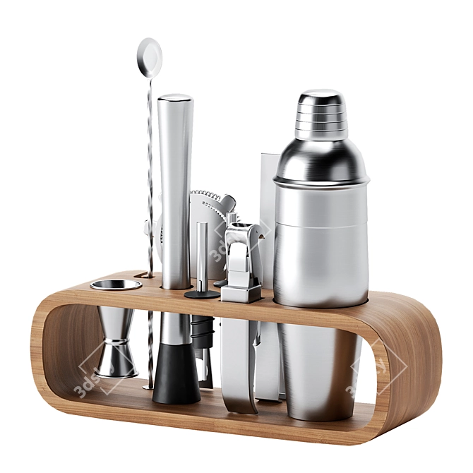 Knifeld 10-Piece Bartender Set 3D model image 2