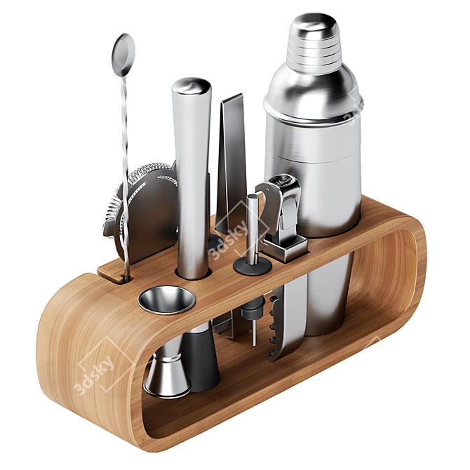 Knifeld 10-Piece Bartender Set 3D model image 3