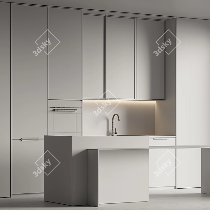 23-Piece Kitchen Design Set 3D model image 7